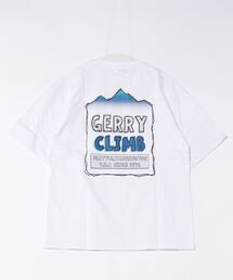 【GERRY】別注 バックプリント/ワンポイント 刺しゅう 半袖Tシャツ