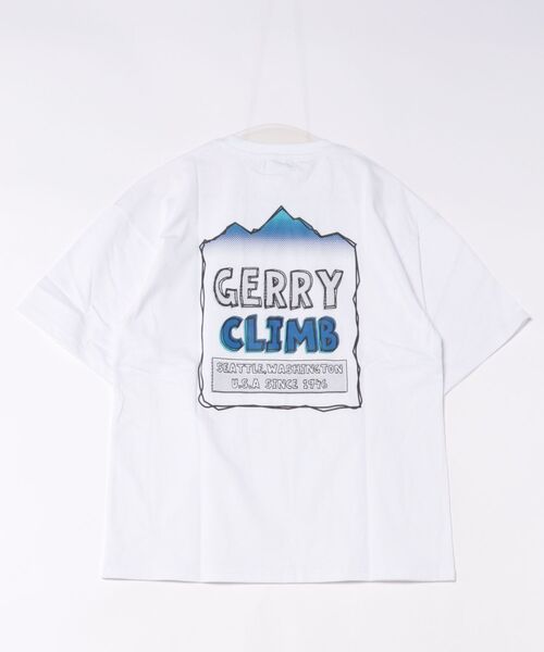 GERRY(ジェリー)の「【GERRY】別注 バックプリント/ワンポイント 刺しゅう 半袖Tシャツ(Tシャツ/カットソー・メンズ・ホワイト/ブラック系1/パープル系1/グレー系1/パープル/ブラック系/ブルー系/カーキ系/ブルー系1/カーキ系1/ブラック/カーキ/ホワイト系/ホワイト系1/ブルー/グレー/パープル系/グレー系/カーキ系2/ブラック系2/パープル系2/ブルー系2/グレー系3/グレー系2/ホワイト系2/ホワイト系3/ブラック系3/パープル系3/カーキ系3/ブルー系3/ホワイト系4/ホワイト系6/ブラック系4/ホワイト系5/ブラック系8/ホワイト系7/ブラック系6/ブラック系5/ホワイト系8/ブラック系7・SMALL/MEDIUM/LARGE/X-LARGE)」の8枚目の写真