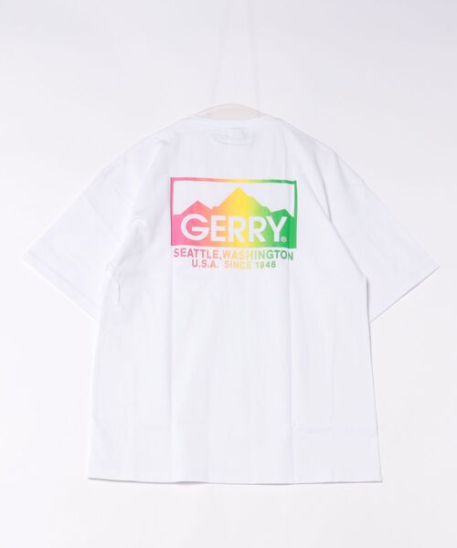 GERRY(ジェリー)の「【GERRY】別注 バックプリント/ワンポイント 刺しゅう 半袖Tシャツ(Tシャツ/カットソー・メンズ・ホワイト/ブラック系1/パープル系1/グレー系1/パープル/ブラック系/ブルー系/カーキ系/ブルー系1/カーキ系1/ブラック/カーキ/ホワイト系/ホワイト系1/ブルー/グレー/パープル系/グレー系/カーキ系2/ブラック系2/パープル系2/ブルー系2/グレー系3/グレー系2/ホワイト系2/ホワイト系3/ブラック系3/パープル系3/カーキ系3/ブルー系3/ホワイト系4/ホワイト系6/ブラック系4/ホワイト系5/ブラック系8/ホワイト系7/ブラック系6/ブラック系5/ホワイト系8/ブラック系7・SMALL/MEDIUM/LARGE/X-LARGE)」の10枚目の写真
