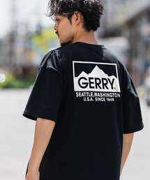 GERRY（ジェリー）の「【GERRY】別注 バックプリント ワンポイント 刺しゅう 半袖Tシャツ（Tシャツ/カットソー）」