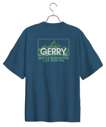 【GERRY】別注 バックプリント/ワンポイント 刺しゅう 半袖Tシャツ