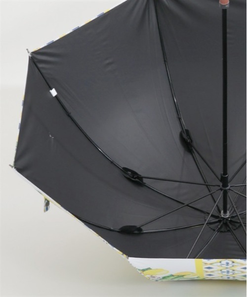 axes femme（アクシーズファム）の「レモン柄ＵＶショート傘（長傘・レディース・ホワイト・FREE）」の9枚目の写真