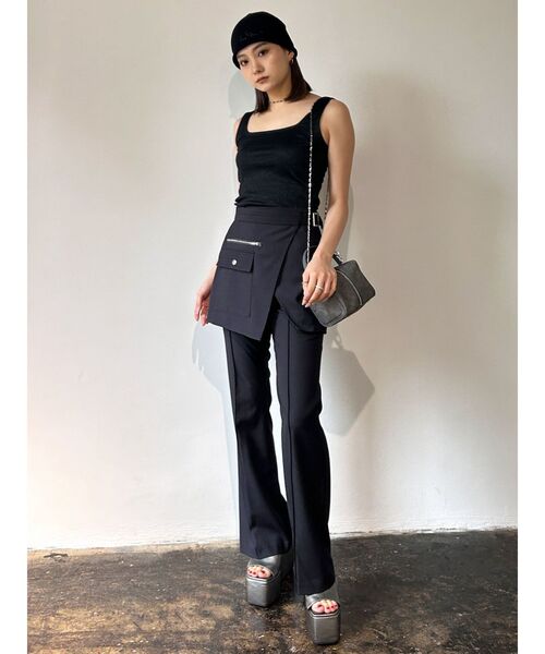 EMODA(エモダ)の「ボックスリブタンクトップ(タンクトップ・レディース・ホワイト/ブルー/グレー/ブラック・FREE)」の21枚目の写真