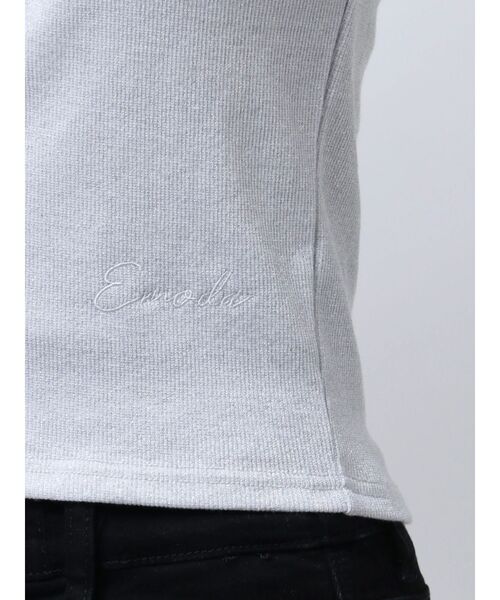 EMODA(エモダ)の「ボックスリブタンクトップ(タンクトップ・レディース・ホワイト/ブルー/グレー/ブラック・FREE)」の8枚目の写真