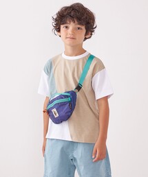 SHIPS any: パッチワーク デザイン Tシャツ<KIDS>◇