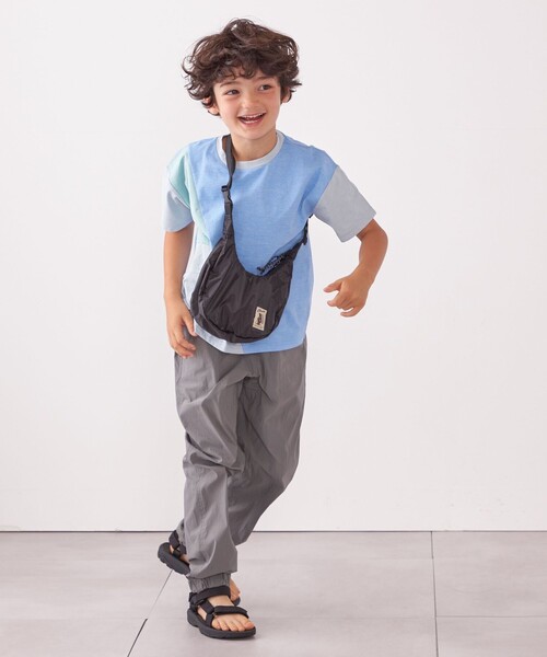 SHIPS any（シップス エニィ）の「SHIPS any: パッチワーク デザイン Tシャツ<KIDS>◇（Tシャツ/カットソー・キッズ・ネイビー/ベージュ/ライトブルー・S(110-120㎝)/L(140-150㎝)/M(125-135㎝)）」の10枚目の写真