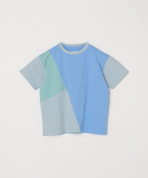 SHIPS any（シップス エニィ）の「SHIPS any: パッチワーク デザイン Tシャツ<KIDS>◇（Tシャツ/カットソー・キッズ・ネイビー/ベージュ/ライトブルー・S(110-120㎝)/L(140-150㎝)/M(125-135㎝)）」の20枚目の写真