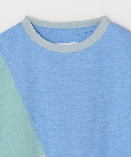 SHIPS any（シップス エニィ）の「SHIPS any: パッチワーク デザイン Tシャツ<KIDS>◇（Tシャツ/カットソー・キッズ・ネイビー/ベージュ/ライトブルー・S(110-120㎝)/L(140-150㎝)/M(125-135㎝)）」の21枚目の写真