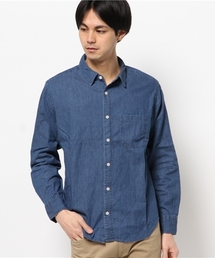 SEVENDAYS=SUNDAY | 4.5ozデニム ボタンダウン長袖シャツ(シャツ/ブラウス)