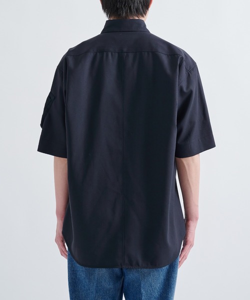 CINOH/チノ】別注 SUMMER WOOL CIGAR POCKET H/S SHIRT/別注サマー