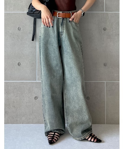 セール】[話題！オーバーダイデニム][低身長/高身長/大きいサイズ有