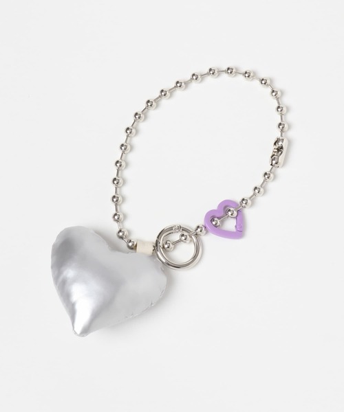SMELLY（スメリー）の「ハートボールチェーンリングストラップ（キーホルダー・レディース・シルバー系その他/ブラック系その他・-）」の14枚目の写真