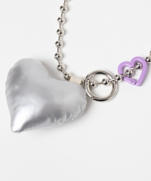 SMELLY（スメリー）の「ハートボールチェーンリングストラップ（キーホルダー・レディース・シルバー系その他/ブラック系その他・-）」の16枚目の写真