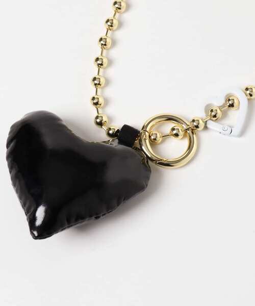 SMELLY（スメリー）の「ハートボールチェーンリングストラップ（キーホルダー・レディース・シルバー系その他/ブラック系その他・-）」の17枚目の写真
