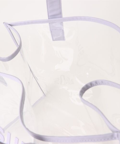 SUPERGA(スペルガ)の「《SUPERGA》TRANSPARENT SHOPPING BAG(トートバッグ・レディース・パープル系その他・フリー)」の4枚目の写真