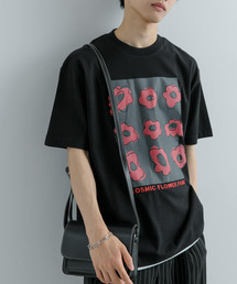 SENSE OF PLACE by URBAN RESEARCH | 『ユニセックス』ポップアートフラワーグラフィックTシャツ C(Tシャツ/カットソー)