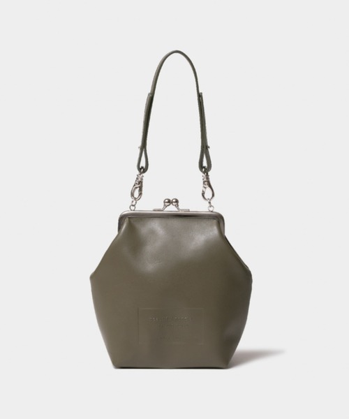beautiful people(ビューティフルピープル)の「beautiful people clasp shoulder hand pouch 1000511966(ポーチ・レディース・ブラック/カーキ/グレー・FREE)」の3枚目の写真