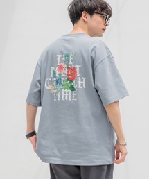 RAGEBLUE | スムースフラワーフォトプリント/オーバーTシャツ(Tシャツ/カットソー)