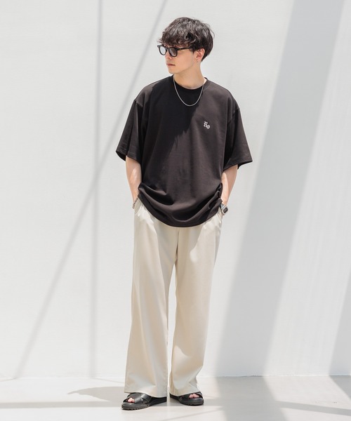 RAGEBLUE（レイジブルー）の「スムースフラワーフォトプリント/オーバーTシャツ（Tシャツ/カットソー・メンズ・ライトブルー/ブラック/ホワイト・LARGE/MEDIUM/SMALL）」の11枚目の写真