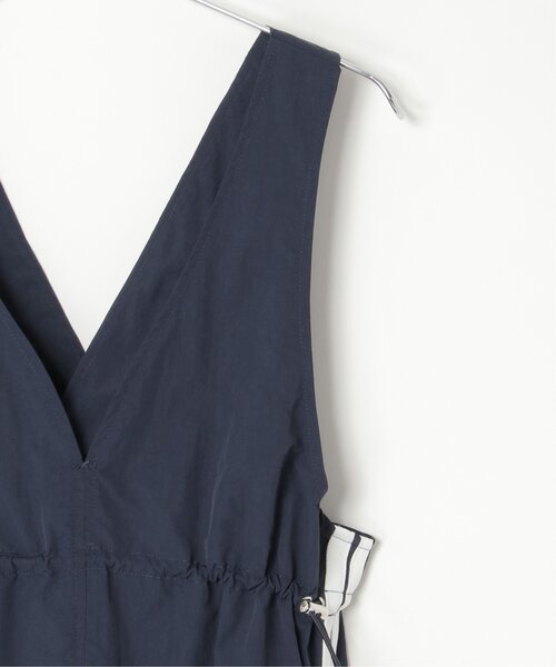 VENCEEXCHANGE（ヴァンスエクスチェンジ）の「ナイロンサイドラインジャンスカ（ジャンパースカート・レディース・ネイビー/ベージュ/カーキ・FREE）」の6枚目の写真