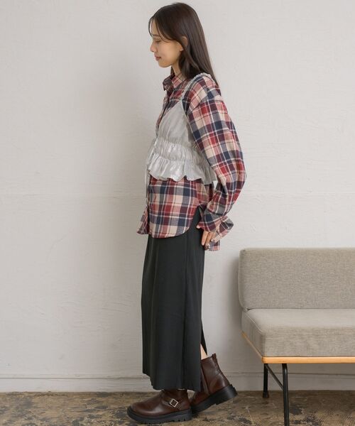 RETRO GIRL（レトロガール）の「リボンショートビスチェ（キャミソール・レディース・シルバー/ブラック/ゴールド・FREE）」の18枚目の写真