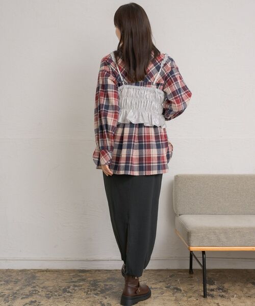 RETRO GIRL（レトロガール）の「リボンショートビスチェ（キャミソール・レディース・シルバー/ブラック/ゴールド・FREE）」の19枚目の写真