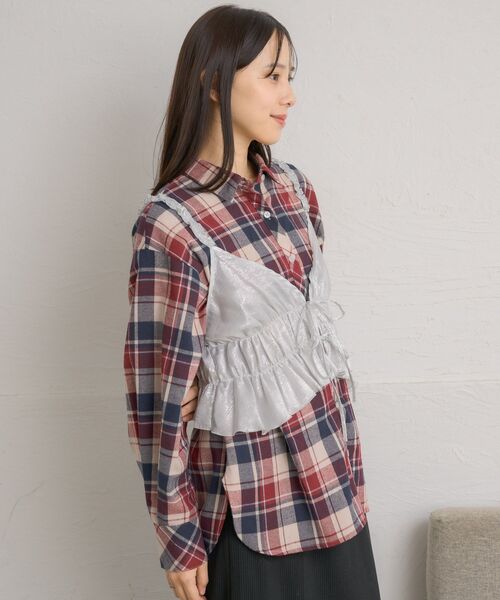 RETRO GIRL（レトロガール）の「リボンショートビスチェ（キャミソール・レディース・シルバー/ブラック/ゴールド・FREE）」の21枚目の写真