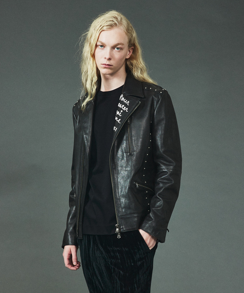 スタッズカスタム◇ハーレーダビッドソン◇ライダースジャケット 766