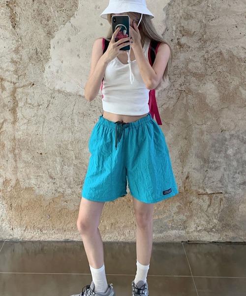 gossip！ロサンゼルス（ゴシップロサンゼルス）の「ビビッドカラー カジュアルショートパンツ（その他パンツ・レディース・ピンク/パープル/ターコイズブルー・FREE）」の6枚目の写真