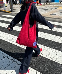 CIAOPANIC TYPY | 【UNISEX】キャンバス缶バッチ付きショルダーバッグ(ショルダーバッグ)