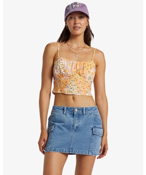 BILLABONG(ビラボン)の「【直営店限定】BILLABONG レディース SO SIMPLE デザイントップス 【2024年夏モデル】(キャミソール・レディース・オレンジ系その他・MEDIUM)」の4枚目の写真
