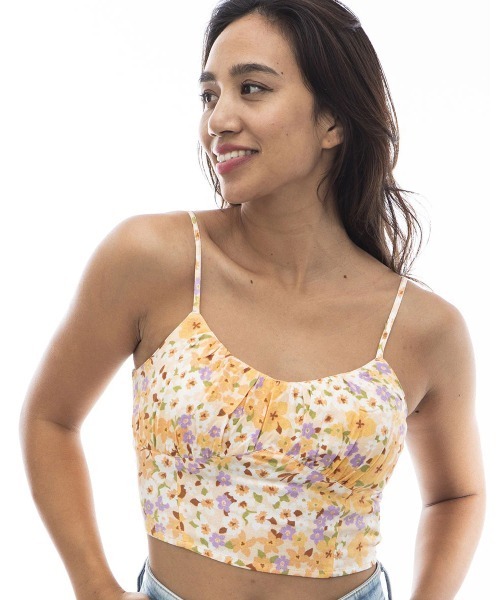 BILLABONG(ビラボン)の「【直営店限定】BILLABONG レディース SO SIMPLE デザイントップス 【2024年夏モデル】(キャミソール・レディース・オレンジ系その他・MEDIUM)」の3枚目の写真