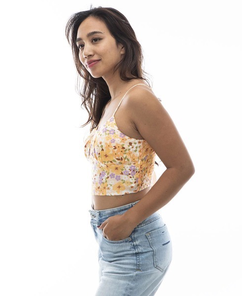 BILLABONG(ビラボン)の「【直営店限定】BILLABONG レディース SO SIMPLE デザイントップス 【2024年夏モデル】(キャミソール・レディース・オレンジ系その他・MEDIUM)」の2枚目の写真