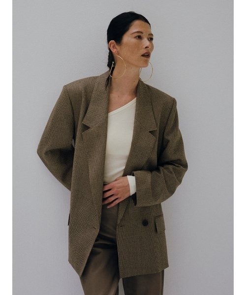 styling/（スタイリング）の「【MILLER×styling/】ワンショルダーボディスーツ（Tシャツ/カットソー・レディース・ネイビー/ブラウン/ピンク/アイボリー/ブラック・FREE）」の6枚目の写真