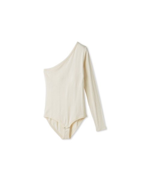 styling/（スタイリング）の「【MILLER×styling/】ワンショルダーボディスーツ（Tシャツ/カットソー・レディース・ネイビー/ブラウン/ピンク/アイボリー/ブラック・FREE）」の18枚目の写真