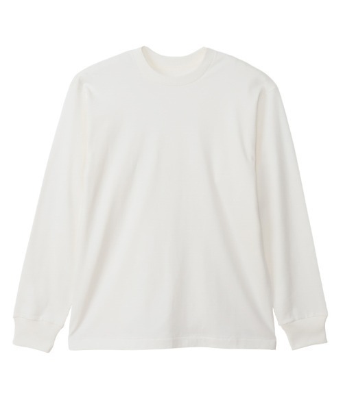 HANES(ヘインズ)の「【HANES/ヘインズ】1P Hanes T-SHIRT SHIRO クルーネックロングスリーブTシャツ(Tシャツ/カットソー・メンズ・ホワイト・S/M/L/XL)」の1枚目の写真