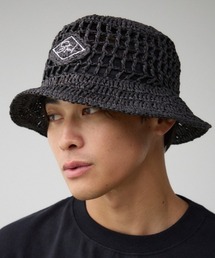 かぎ編みバケットハット