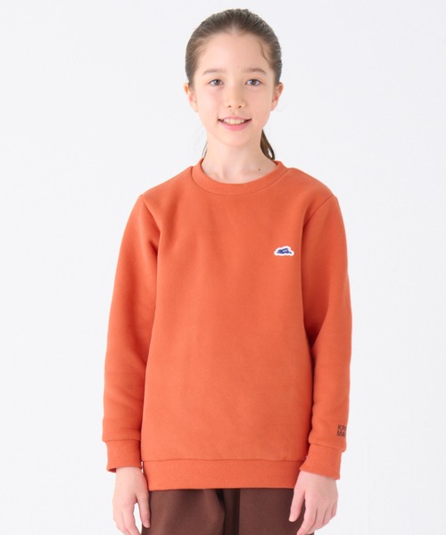 KRIFF MAYER Kid's Collection(クリフメイヤーキッズコレクション)の「【裏起毛】あたたかクルー(スウェット・キッズ・グリーン/グレー/サックスブルー/ネイビー/オレンジ/チャコール・160/170/120/130/140/150)」の6枚目の写真