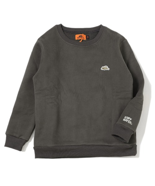 KRIFF MAYER Kid's Collection(クリフメイヤーキッズコレクション)の「【裏起毛】あたたかクルー(スウェット・キッズ・グリーン/グレー/サックスブルー/ネイビー/オレンジ/チャコール・160/170/120/130/140/150)」の17枚目の写真