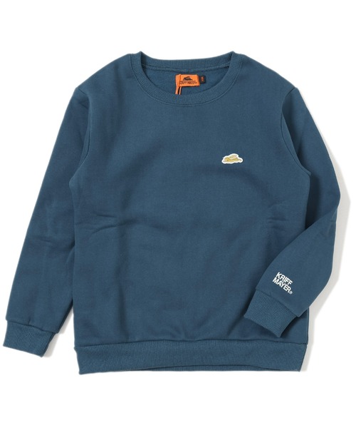 KRIFF MAYER Kid's Collection(クリフメイヤーキッズコレクション)の「【裏起毛】あたたかクルー(スウェット・キッズ・グリーン/グレー/サックスブルー/ネイビー/オレンジ/チャコール・160/170/120/130/140/150)」の21枚目の写真