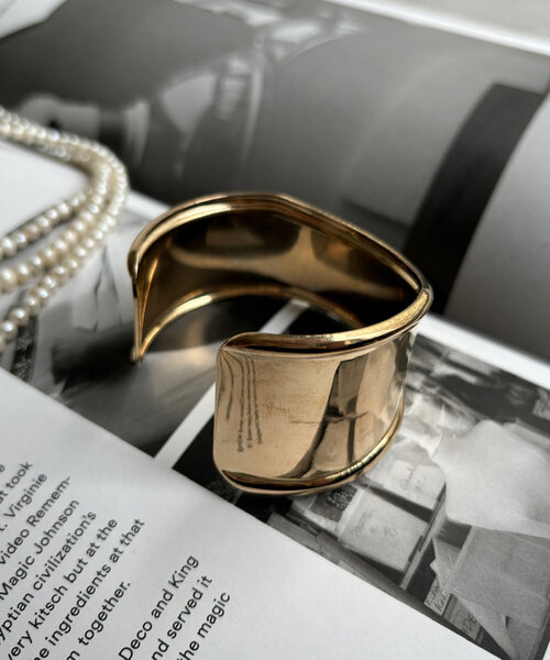 DouDou（ドゥドゥ）の「ワイドバングル（ブレスレット・レディース・ゴールド/シルバー・FREE）」の18枚目の写真