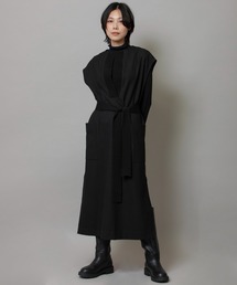 Munich | ストレッチウォームソフトツィルニットリブワンピース(ワンピース)