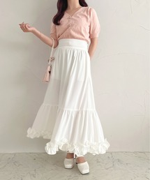 apres jour | フリルティアードスカート【ZOZOTOWN限定アイテム】(スカート)