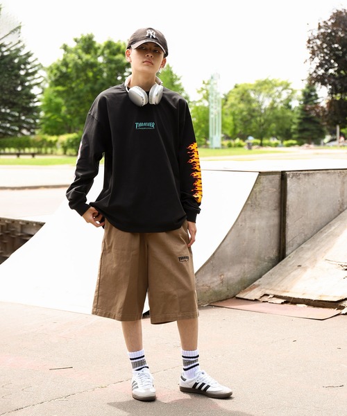 THRASHER(スラッシャー)の「【THRASHER】 スリーブ ロゴ プリント 長袖 Tシャツ / ロンT(Tシャツ/カットソー・メンズ・グリーン/ホワイト/グレー/ブラック・MEDIUM/LARGE)」の19枚目の写真