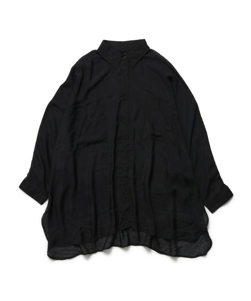 NERGY（ナージー）の「ドルマンスリーブシャツ（シャツ/ブラウス・レディース・ホワイト/ベージュ系その他2/ブラック・FREE）」の5枚目の写真