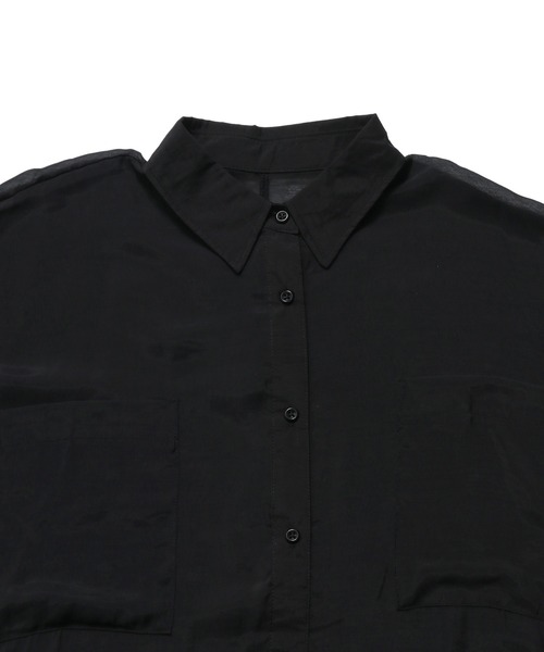 NERGY（ナージー）の「ドルマンスリーブシャツ（シャツ/ブラウス・レディース・ホワイト/ベージュ系その他2/ブラック・FREE）」の7枚目の写真