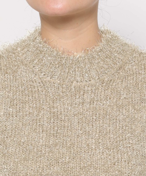 Andemiu(アンデミュウ)の「シャギースタンドノースリーブニット146816(ニット/セーター・レディース・アイボリー/グレー/ブルー・FREE)」の10枚目の写真