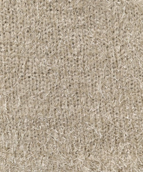 Andemiu(アンデミュウ)の「シャギースタンドノースリーブニット146816(ニット/セーター・レディース・アイボリー/グレー/ブルー・FREE)」の6枚目の写真