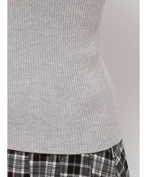 merry jenny（メリージェニー）の「レースリブニット（ニット/セーター・レディース・ブラック/グレー/ピンク/アイボリー・FREE）」の11枚目の写真