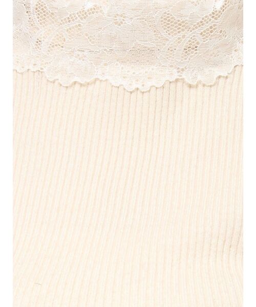 merry jenny（メリージェニー）の「レースリブニット（ニット/セーター・レディース・ブラック/グレー/ピンク/アイボリー・FREE）」の14枚目の写真